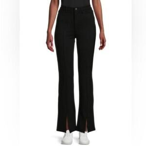 Joes jeans NWT high rise bootcut front split hem pants slacks ponte knit